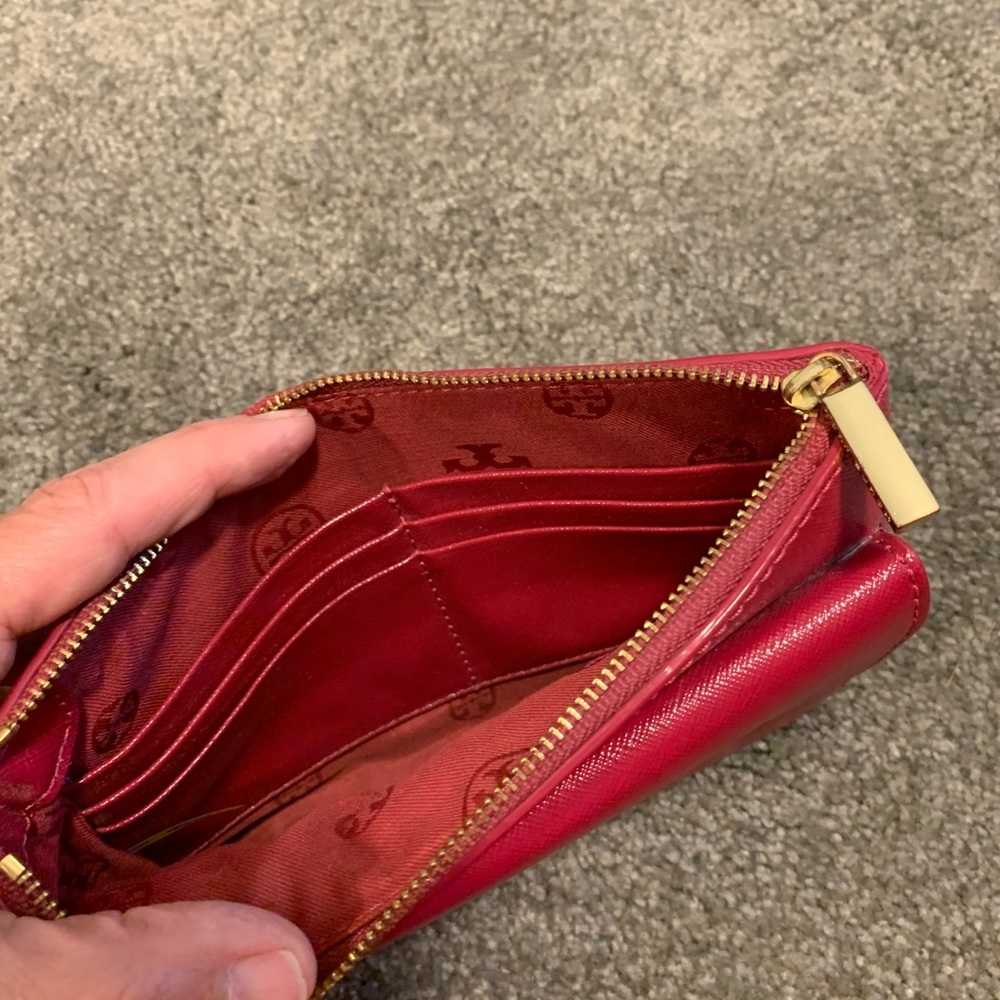 Tory Burch Raspberry clutch/wallet - - Picture 3 of 3